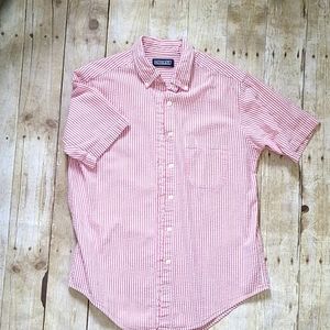 Lands' End Women's S 6 8 Seersucker Shirt Short